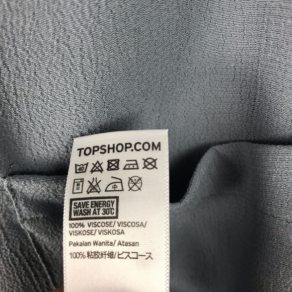 TOPSHOP button down w/asymmetrical back. - Picture 6 of 7